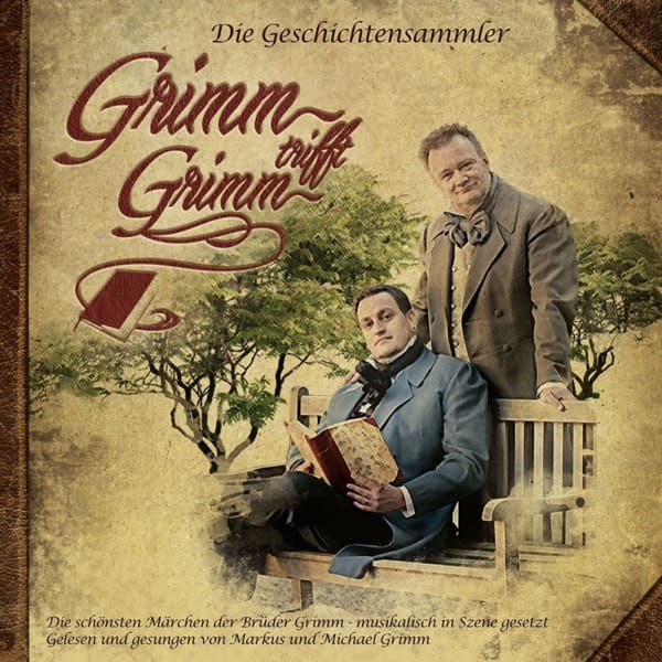 Markus und Michael Grimm auf dem Cover von Die Geschichtensammler
